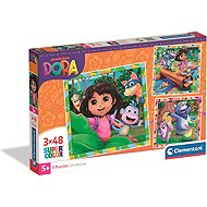 CLEMENTONI Puzzle Dora 3in1 3x48 pieces - Jigsaw Puzzle