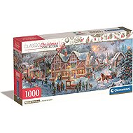 Clementoni Panoramic Puzzle Christmas Collection: Preparing for Christmas 1000 Pieces - Jigsaw Puzzle
