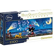 Clementoni Mickey & Minnie Panoramic Puzzle 1000 Pieces - Jigsaw Puzzle