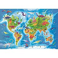 Clementoni Puzzle Dinosaur Map 180 pieces - Jigsaw Puzzle