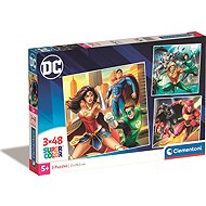 Clementoni Puzzle DC Comics: Justice League 3×48 Pieces - Jigsaw Puzzle