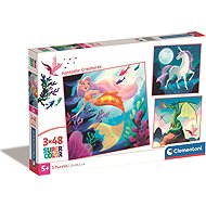 Clementoni Puzzle Fantastic Beasts 3×48 Pieces - Jigsaw Puzzle