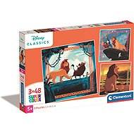 Clementoni Puzzle The Lion King 3 × 48 pieces - Jigsaw Puzzle