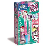 CLEMENTONI IDEA Creative Kit for Making Hello Kitty and Kuromi Pens - Creative Kit