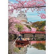 CLEMENTONI Puzzle Himeji Castle in spring 1000 pieces - Jigsaw Puzzle