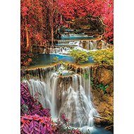 CLEMENTONI Puzzle colourful Thai Waterfalls 1000 pieces - Jigsaw Puzzle