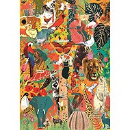 CLEMENTONI Puzzle More is More: Animals and Plants 1000 pieces - Jigsaw Puzzle