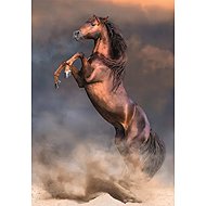 CLEMENTONI Wild Red Stallion Puzzle 500 pieces - Jigsaw Puzzle