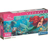CLEMENTONI Panoramic Puzzle Little Mermaid 1000 pieces - Jigsaw Puzzle