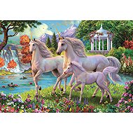 CLEMENTONI Puzzle Unicorns at the waterfall 180 pieces - Jigsaw Puzzle