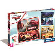 Clementoni Cars 3 × 48 pieces - Jigsaw Puzzle