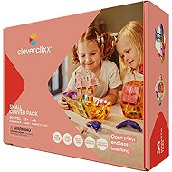 Cleverclixx Small Curved Pack Pastel 34pcs - Building Set