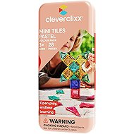 Cleverclixx Mini Tiles Pack Pastel 28pcs - Building Set