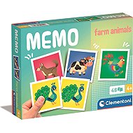 CLEMENTONI Pexeso Zvířata na farmě - Memory Game