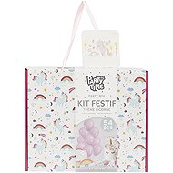 CMP EA10256 Unicorn Party Box, set of 54 pieces - Party Accessories