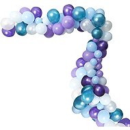 CMP EA10148 Balloon garland, 100 balloons, blue, purple - Garland