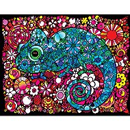 colourvelvet Velvet picture of a chameleon 47 × 35 cm - Colouring Book