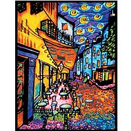 colourvelvet Velvet picture Café d´Arles - Colouring Book