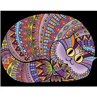 colourvelvet Velvet picture Cat, Czech - Colouring Book