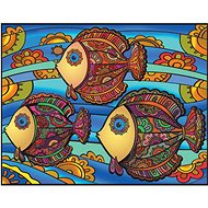 colourvelvet Velvet picture of Fish Naif - Colouring Book