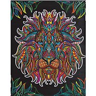 Colorvelvet Sametový obrázek Lev, L - Colouring Book