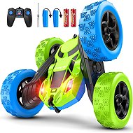Cosone RC stunt car 360° rotating, blue-green - Remote Control Car