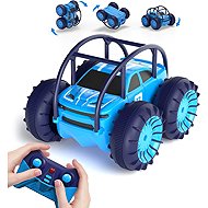 Maxtronic RC amphibious 4WD car with LED, 15 km/h, blue - Remote Control Car