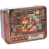 Wiky Magnet Cube Zone Cabin Interior 48 Pieces - Building Set