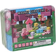 Wiky Magnet Cube Zone Pink Forest 48 Pieces - Building Set
