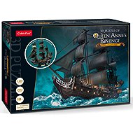 CubicFun LED Queen Anne's Revenge Sailing Ship 293pcs - 3D Puzzle