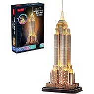 CubicFun Noční edice LED: Empire State Building 37 dílků - 3D Puzzle