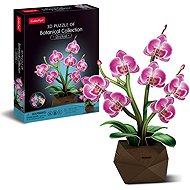 CubicFun Botanical Collection: Orchidej 85 dílků - 3D Puzzle