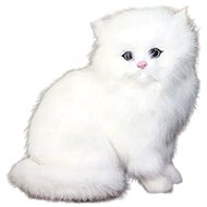 CutePets plush cat - white - Decoration