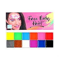 FunCo Children's neon face and body paint set 12 colours - Face Paint