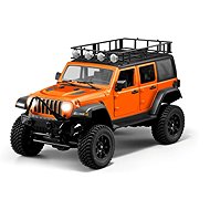 IQ models RC JEEP Rubicon 4×4 with lights, orange - Remote Control Car
