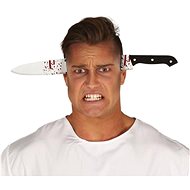 Guirca Headband bloody knife, Halloween, 35cm - Costume Accessory