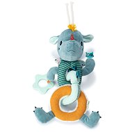 Lilliputiens plush chain with activities - Joe the dragon - Pushchair Toy