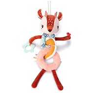 Lilliputiens plush chain with activities - Stella the deer - Pushchair Toy