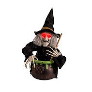 Carnival Toys Witch in a cauldron 70 cm - Decoration