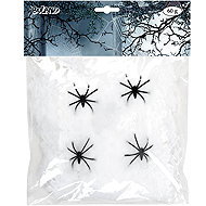 Boland White spider web with spiders - Decoration