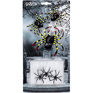 Boland White web with 6 spiders - Decoration