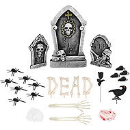 Boland Halloween decoration set with tombstone - Decoration