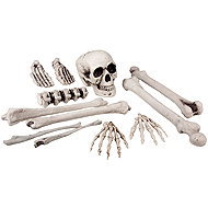 Boland Skull and bones set 12 pcs, package 20 × 53 cm - Decoration