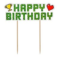 GODAN Cake decoration happy birthday Minecraft - Cake Decoration