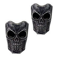 Rappa Decoration skull candle – skeleton – halloween – 2 pcs - Decoration