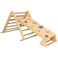Derrson Pikler triangle 3in1 - ladder + climbing wall + beam W5339 - Children's Climbing Frame