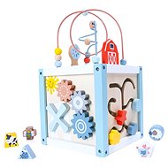 Derrson White farm educational cube 5 in 1 - Educational Toy