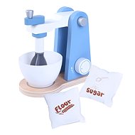 Derrson Wooden mixer blue, set - Toy Appliance