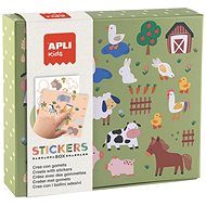 Apli Sticker game Animals and their environment - Stickers