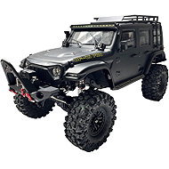 DF Models DF-04S Pro BL Brushless Crawler 1:10, Matte Black - Remote Control Car